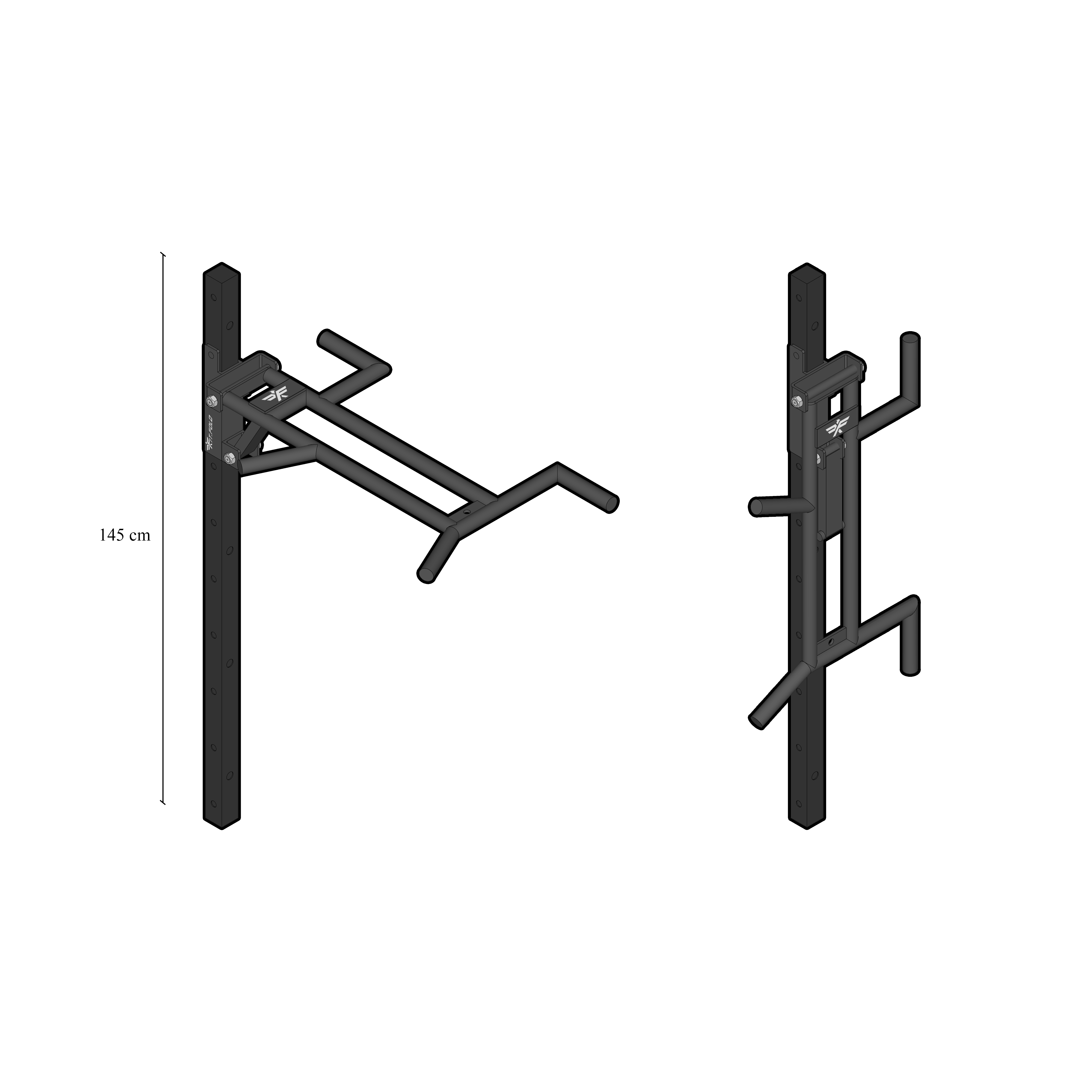 Rack B de Fit.fold con dos brazos montados